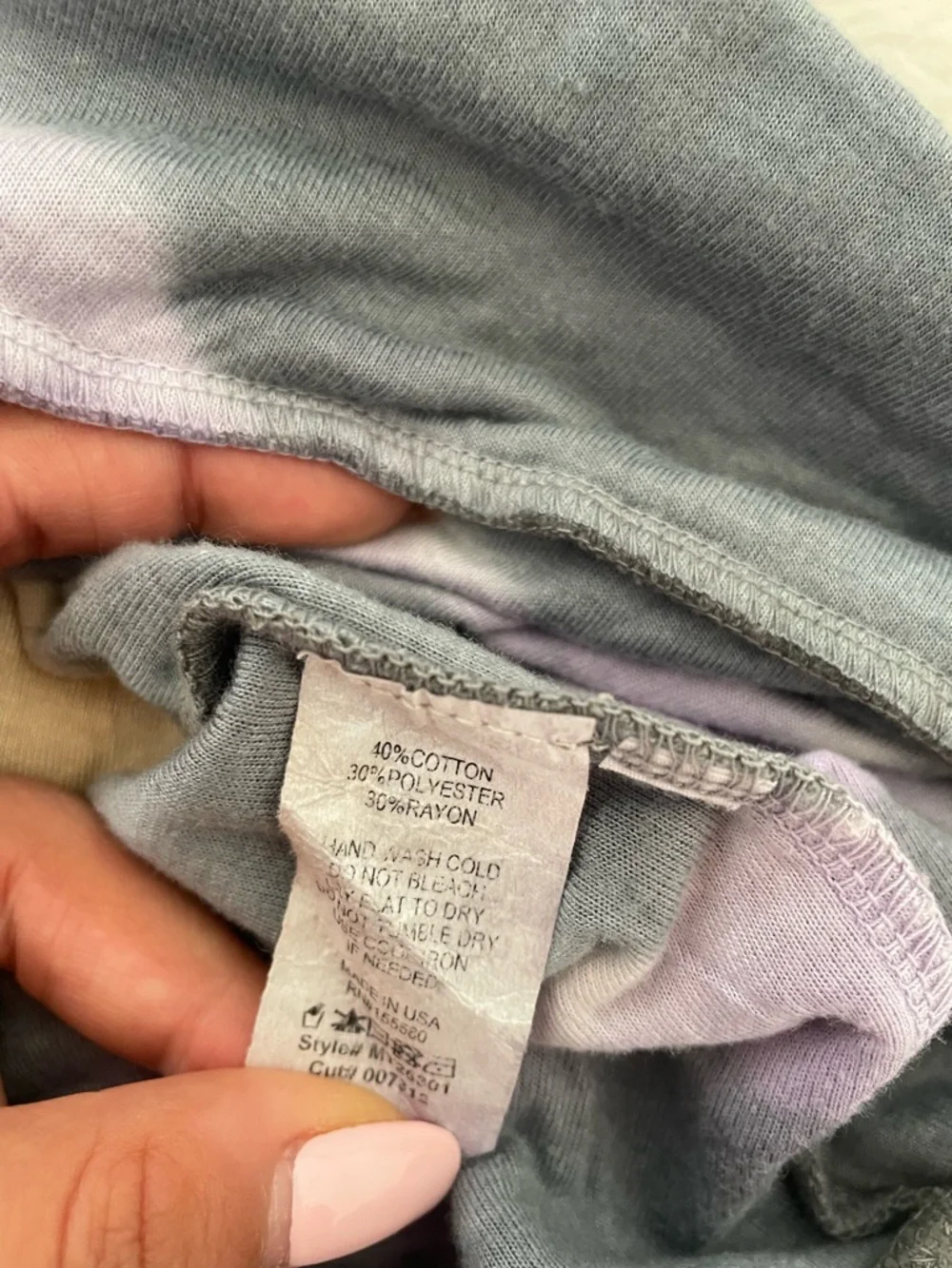 FP Movement by Free People | Gray Tie-Dye Hoodie Top | Workout Top - Picture 12 of 12